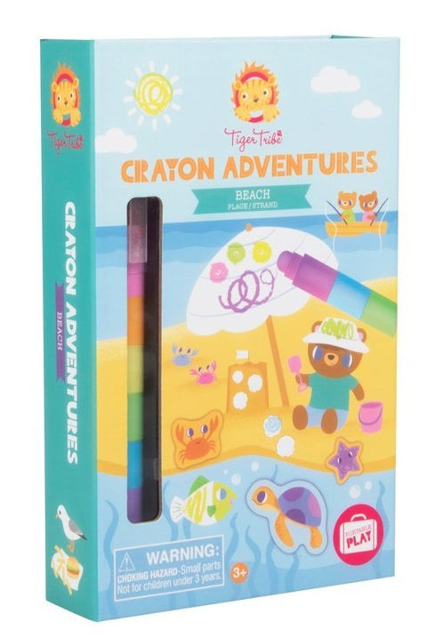 Activity Book - Crayon Adventures (Beach)