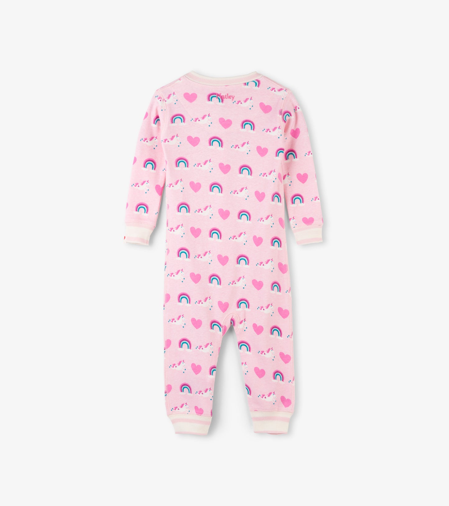 Last One: 6/9 Months - Coverall (Organic Cotton) - Unicorns and Rainbows