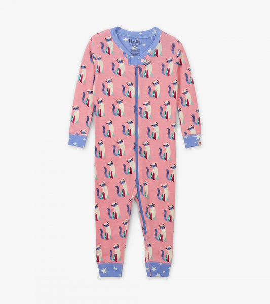 Coverall (Organic Cotton) - Patchwork Kitty (MARK DOWN)