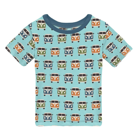 Easy Fit Crew Neck Tee - Summer Sky Vintage Vans