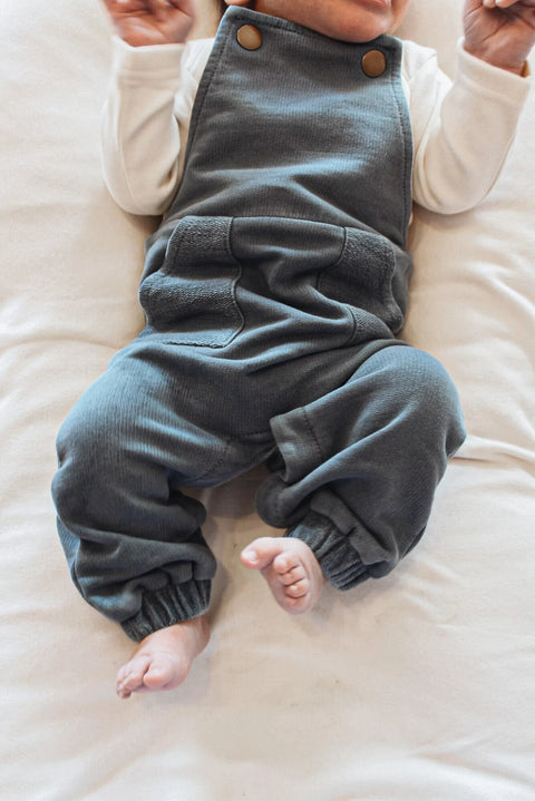 Coverall French Terry (Overalls) - Moonstone