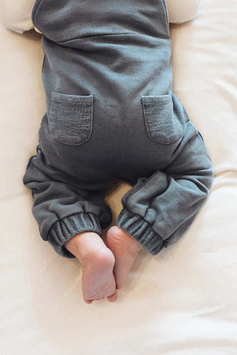 Coverall French Terry (Overalls) - Moonstone