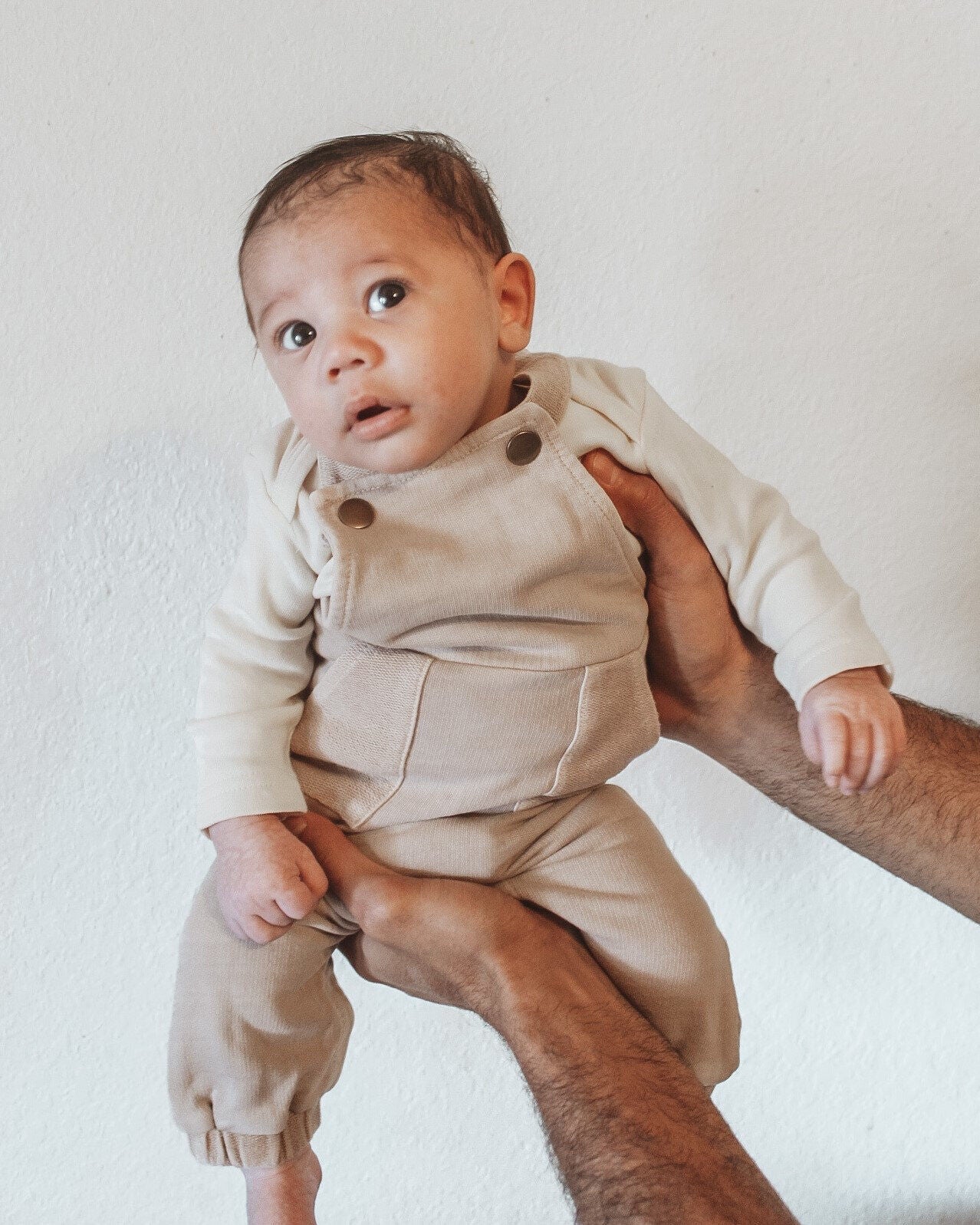 Coverall French Terry (Overalls) - Oatmeal