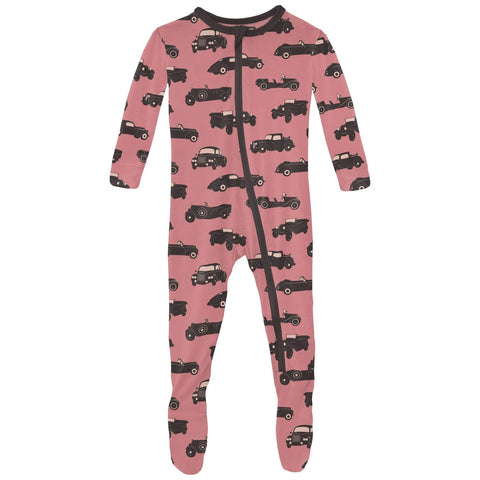 Footie (Zipper) - Desert Rose Vintage Cars