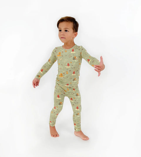 2 Piece Pajamas (Long Sleeve) - Forest Friends