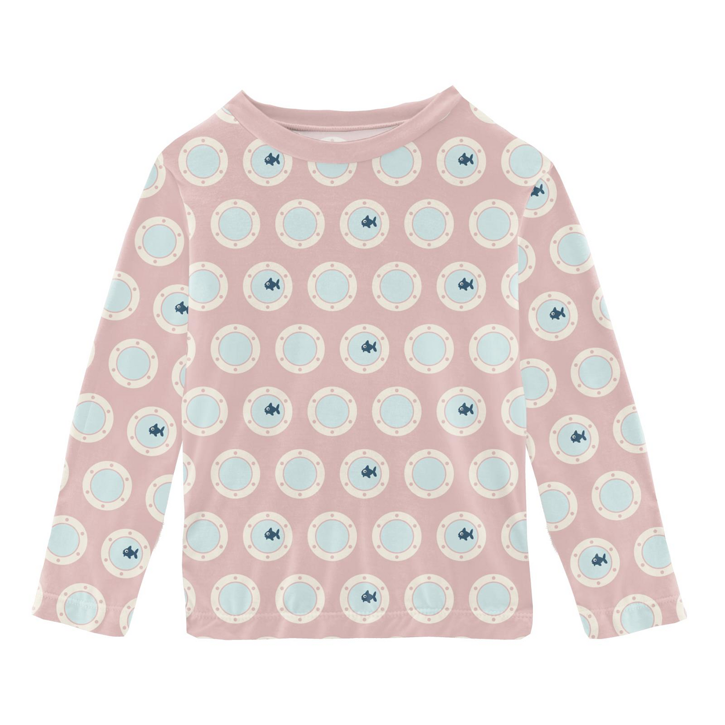 Tailored Fit Tee (Long Sleeve) - Baby Rose Porthole