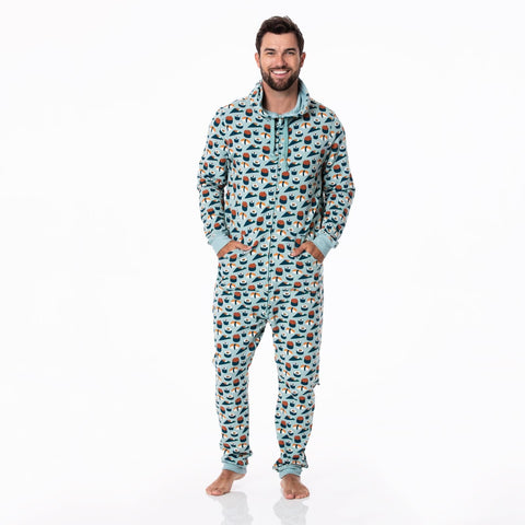Adult Fleece Jumpsuit - Jade Sushi