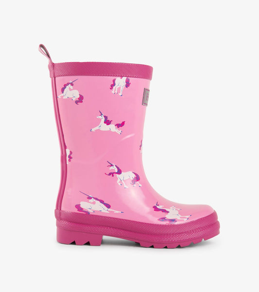 Last One - Size 1: Rain Boots - Unicorn Silhouettes