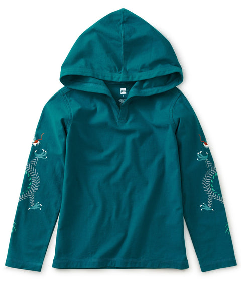 Happy Hoodie Tee (Long Sleeve) - Dragon