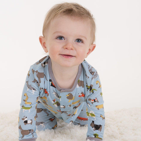 Last One - Size Preemie: Footie (Magnetic) - In-Dog-Nito