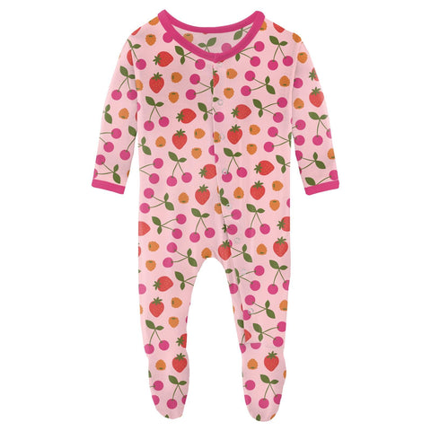 Footie (Snaps/Zipper) - Lotus Berries