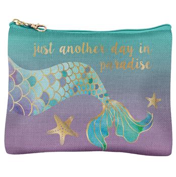 Bags - Mermaid Canvas Medium Zip Pouch