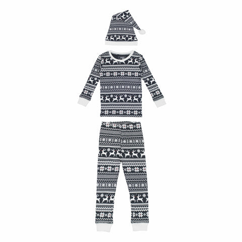 2 Piece Pajama + Cap Set - Rudolph