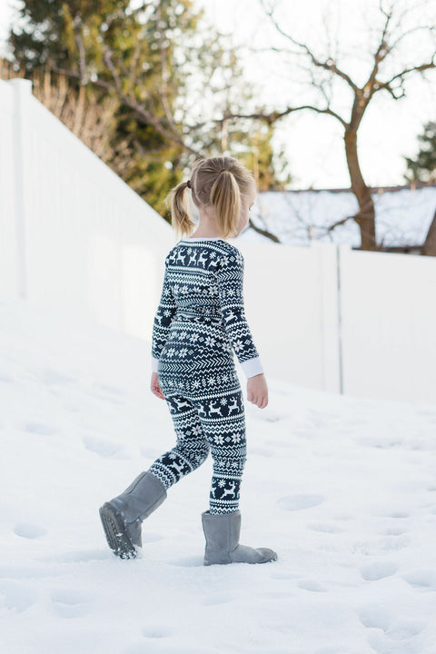 2 Piece Pajama + Cap Set - Rudolph