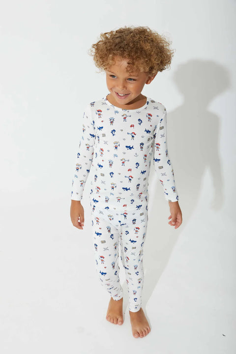 2 Piece Pajamas (Long Sleeve) - Pirates