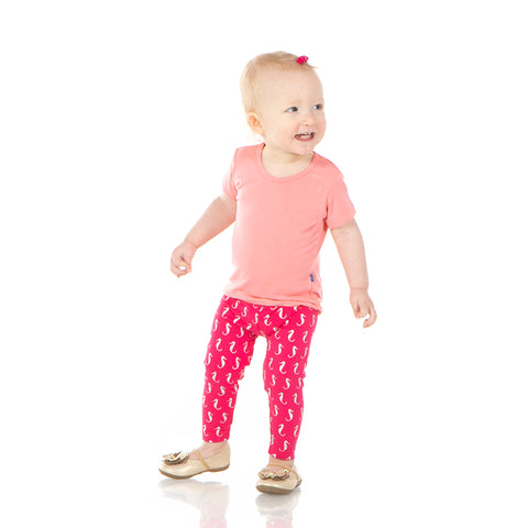 Leggings - Prickly Pear Mini Seahorses