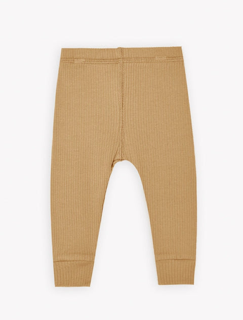 Leggings Ribbed Solid - Honey