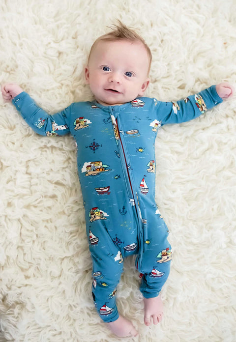 Footie (Convertible) - Lighthouses