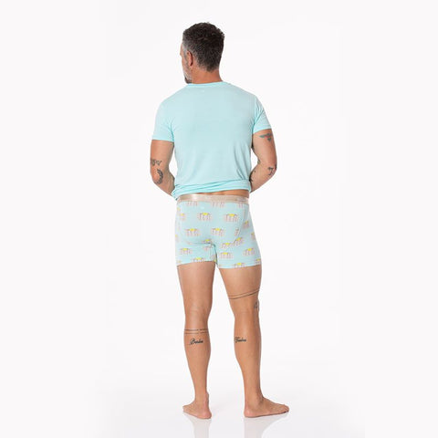 Last One - Size 2XL: Men's Boxer Briefs - Summer Sky Pancakes