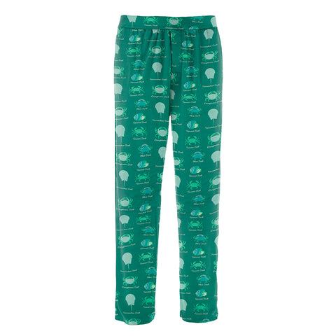 Last One - Size 3XL: Men's Pajama Pants - Cedar Crab Types