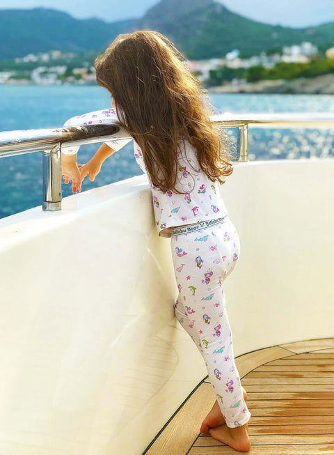 2 Piece Pajamas (Long Sleeve) - Mermaids
