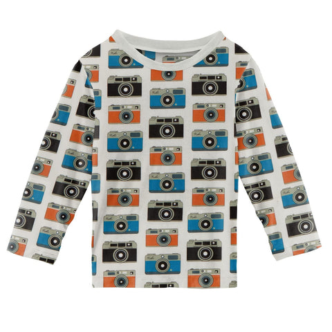 Last One - Size XS (5/6): Crew Neck Tee (Easy Fit + Long Sleeve) - Mom's Camera