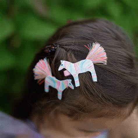 Hair Clip - Diva Zebra