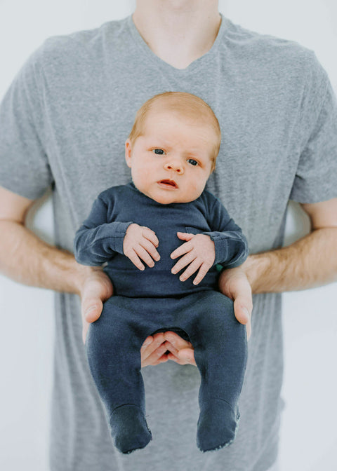 Footie Mock-Neck - Abyss