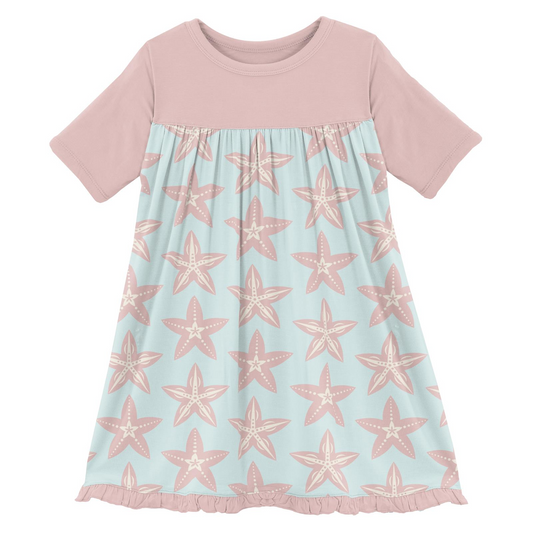 Classic Swing Dress (Short Sleeve) - Fresh Air Fancy Starfish