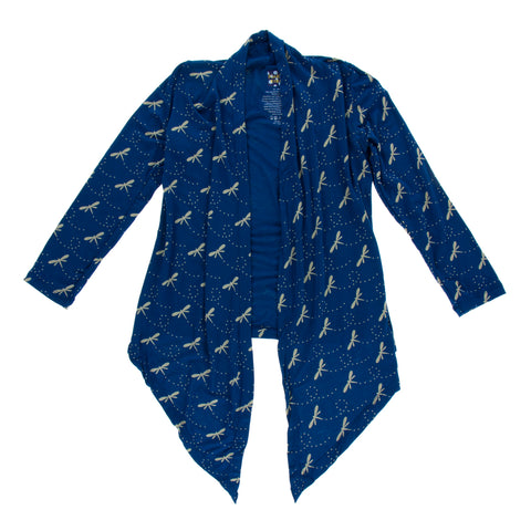 Cardigan - Navy Dragonfly