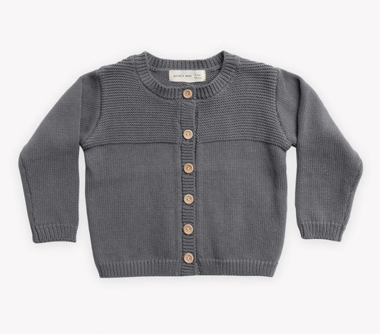 Sweater Knit Cardigan - Dark Sea