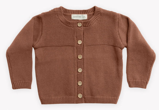 Sweater Knit Cardigan - Clay