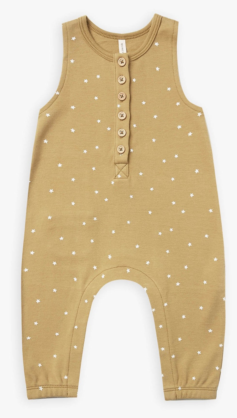 Last One - Size 2/3Y: Sleeveless Jumpsuit - Gold/Star