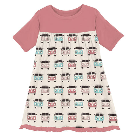 Swing Dress (Short Sleeve) - Natural Vintage Vans