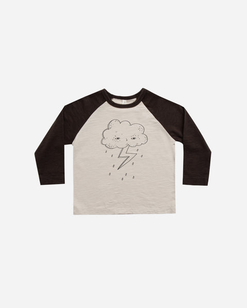 Raglan Tee - Vintage Black Raincloud