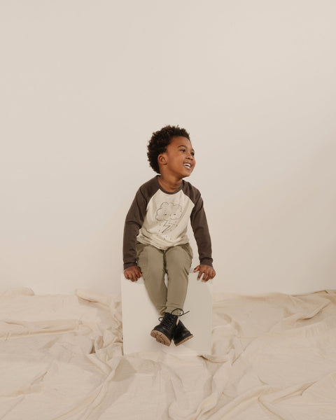 Raglan Tee - Vintage Black Raincloud