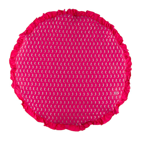 Fluffle Playmat with Ruffles - Prickly Pear Mini Seahorses