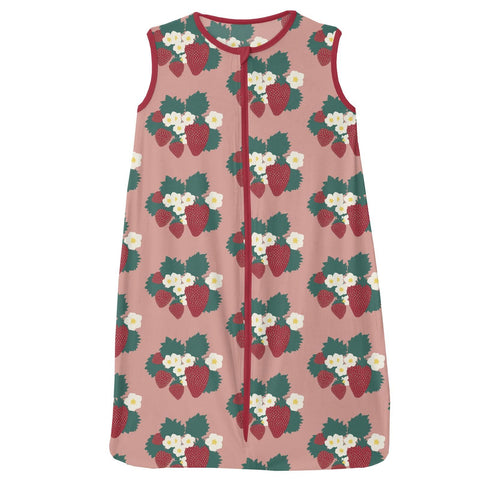 Lightweight Sleep Sack - Blush Strawberry Farm