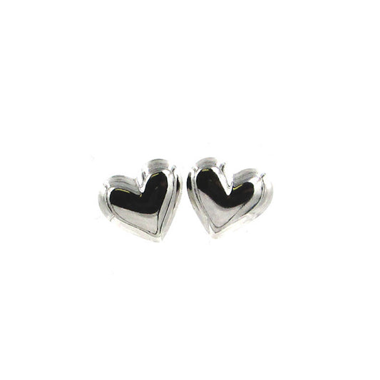 Spirit Earrings - Silver Heart (Post)