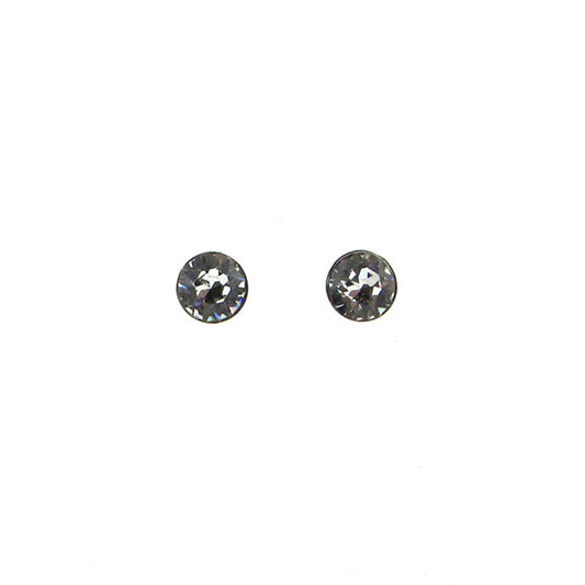 Spirit Earrings - 4mm Clear Crystal (Post)
