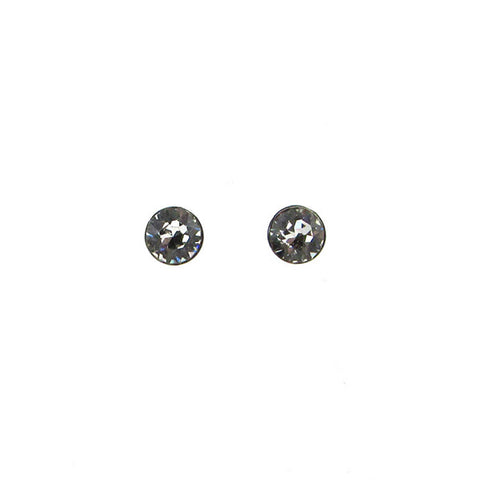 Spirit Earrings - 4mm Clear Crystal (Post)