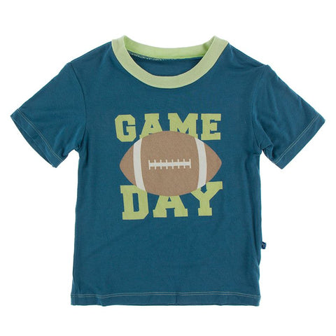 Easy Fit Crew Neck Graphic Tee - Deep Sea Game Day