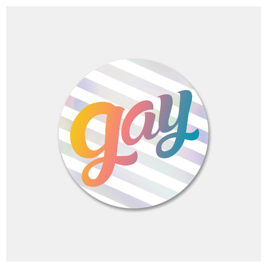 Sticker - Gay Holographic