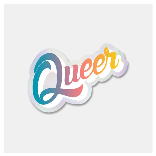 Sticker - Queer Holographic