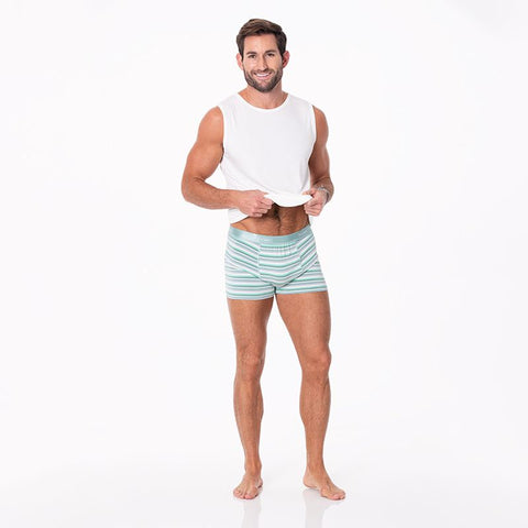 Men's Boxer Briefs - April Showers Stripe
