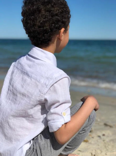 Pants - Blue Lightweight Gauze