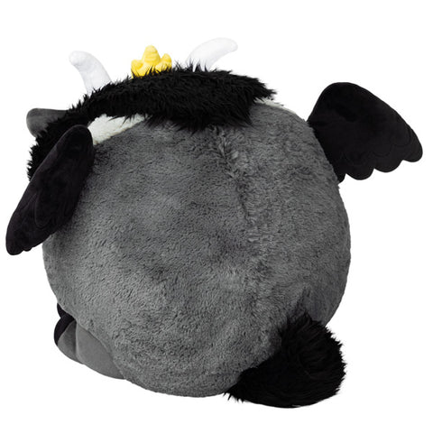 A back view of the plush Baphomet