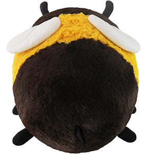 A back view of the plush bumblebee