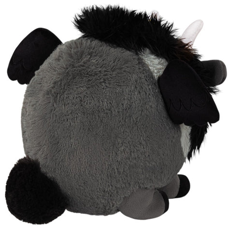 A back view of the plush Baphomet.