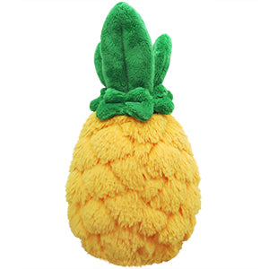 A back view of the plush pineapple